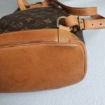 LV Ｍontsouris Vintage Backpack Brown Monogram Canvas with Leather and Gold Hardware #GULKK-1 - Image 12
