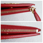 Prada Wallet Red Saffiano Leather with Gold Hardware #RCOS-7 - Image 11