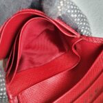 Prada Wallet Red Saffiano Leather with Gold Hardware #RCOS-7 - Image 21