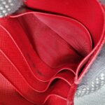 Prada Wallet Red Saffiano Leather with Gold Hardware #RCOS-7 - Image 25