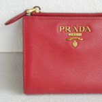 Prada Wallet Red Saffiano Leather with Gold Hardware #RCOS-7 - Image 5