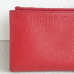 Prada Wallet Red Saffiano Leather with Gold Hardware #RCOS-7 - Image 7