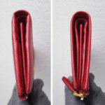 Prada Wallet Red Saffiano Leather with Gold Hardware #RCOS-7 - Image 10