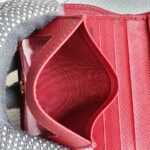Prada Wallet Red Saffiano Leather with Gold Hardware #RCOS-7 - Image 17