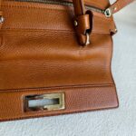 Salvatore Ferragamo Sofia 2way Bag Brown Calfskin with Silver Hardware #RCKS-1 - Image 4