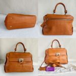 Salvatore Ferragamo Sofia 2way Bag Brown Calfskin with Silver Hardware #RCKS-1 - Image 2