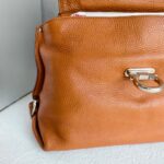 Salvatore Ferragamo Sofia 2way Bag Brown Calfskin with Silver Hardware #RCKS-1 - Image 23