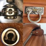 Salvatore Ferragamo Sofia 2way Bag Brown Calfskin with Silver Hardware #RCKS-1 - Image 25