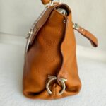 Salvatore Ferragamo Sofia 2way Bag Brown Calfskin with Silver Hardware #RCKS-1 - Image 8