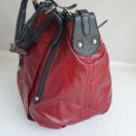 Tods G-Line Bag Dark Red Coated Canvas/Leather and Silver Hardware #RUOY-3 - Image 9