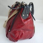 Tods G-Line Bag Dark Red Coated Canvas/Leather and Silver Hardware #RUOY-3 - Image 10