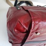 Tods G-Line Bag Dark Red Coated Canvas/Leather and Silver Hardware #RUOY-3 - Image 14