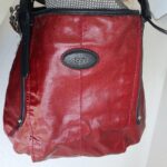 Tods G-Line Bag Dark Red Coated Canvas/Leather and Silver Hardware #RUOY-3 - Image 5