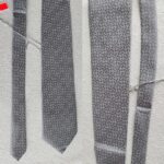 Aigner Silk Tie #RUCK-188 - Image 2