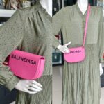Balenciaga Ville Day XS Crossbody Bag Pink Leather with Gold Hardware #RCRR-3 - Image 23