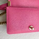 Chanel Boy 20cm Pink Grained Calfskin with Gold Hardware #GULYC-1 - Image 19