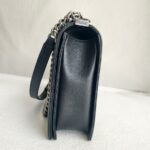Chanel Boy Large 30cm Black Calf Leather with Ruthenium Hardware #RERL-1 - Image 7