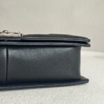 Chanel Boy Large 30cm Black Calf Leather with Ruthenium Hardware #RERL-1 - Image 10