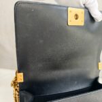 Chanel Boy Medium 25cm Black/brown Calf Leather with Gold Hardware #REOS-1 - Image 16