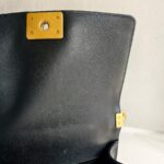 Chanel Boy Medium 25cm Black/brown Calf Leather with Gold Hardware #REOS-1 - Image 17