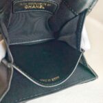 Chanel Card Holder Black Velvet with Leather and Gold Hardware #RCRR-6 - Image 24