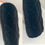 Chanel Card Holder Black Velvet with Leather and Gold Hardware #RCRR-6 - Image 12