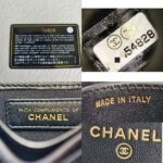 Chanel Card Holder Black Velvet with Leather and Gold Hardware #RCRR-6 - Image 17