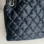 Chanel Flap Bag Navy Blue Satin with Ruthenium Hardware #RCOK-1 - Image 5
