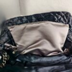 Chanel Flap Bag Navy Blue Satin with Ruthenium Hardware #RCOK-1 - Image 26