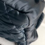 Chanel Flap Bag Navy Blue Satin with Ruthenium Hardware #RCOK-1 - Image 11