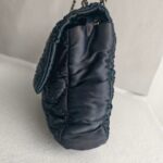 Chanel Flap Bag Navy Blue Satin with Ruthenium Hardware #RCOK-1 - Image 7