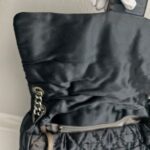 Chanel Flap Bag Navy Blue Satin with Ruthenium Hardware #RCOK-1 - Image 20