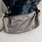 Chanel Flap Bag Navy Blue Satin with Ruthenium Hardware #RCOK-1 - Image 31