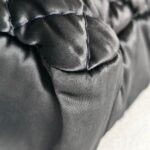 Chanel Flap Bag Navy Blue Satin with Ruthenium Hardware #RCOK-1 - Image 13