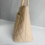 Chanel Medallion Bag Beige Grained Calfskin with Silver Hardware #RCYC-2 - Image 8