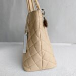 Chanel Medallion Bag Beige Grained Calfskin with Silver Hardware #RCYC-2 - Image 7