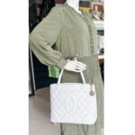 Chanel Medallion Bag White Grained Calfskin with Gold Hardware #RCCK-1 - Image 33