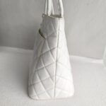 Chanel Medallion Bag White Grained Calfskin with Gold Hardware #RCCK-1 - Image 7