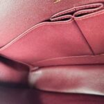 Chanel Medium Double Flap Black Grained Calfskin with Gold Hardware #RKEC-1 - Image 35