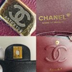 Chanel Medium Double Flap Black Grained Calfskin with Gold Hardware #RKEC-1 - Image 28