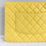 Chanel Clutch O'Case Yellow Grained Calf Leather and Gold Hardware #RCRR-4 - Image 6