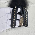 Fendi Karl Lagerfeld Mini Backpack charm Black Nylon with Fur and Silver Hardware #RLOR-4 - Image 13