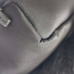 Fendi Karl Lagerfeld Mini Backpack charm Black Nylon with Fur and Silver Hardware #RLOR-4 - Image 9