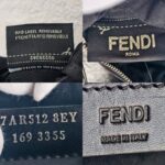 Fendi Karl Lagerfeld Mini Backpack charm Black Nylon with Fur and Silver Hardware #RLOR-4 - Image 14