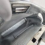 Fendi Mini Peekaboo Silver Selleria Calf Leather with Silver Hardware #RURT-6 - Image 24