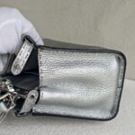 Fendi Mini Peekaboo Silver Selleria Calf Leather with Silver Hardware #RURT-6 - Image 5