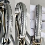 Fendi Mini Peekaboo Silver Selleria Calf Leather with Silver Hardware #RURT-6 - Image 15