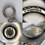 Fendi Mini Peekaboo Silver Selleria Calf Leather with Silver Hardware #RURT-6 - Image 17