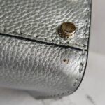 Fendi Mini Peekaboo Silver Selleria Calf Leather with Silver Hardware #RURT-6 - Image 10