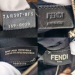 Fendi Monster Micro Backpack Charm Black Nylon/ Leather and Silver Hardware #RLOU-2 - Image 17